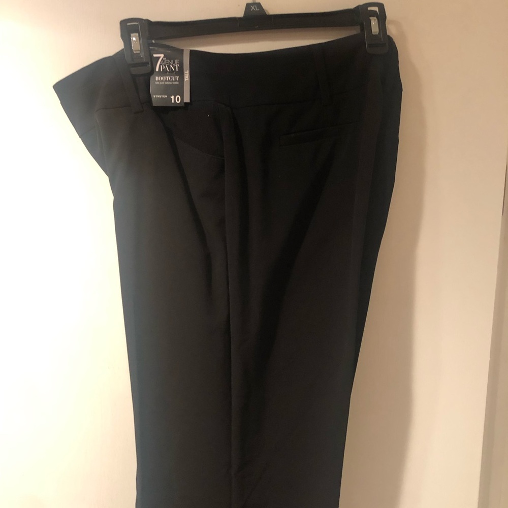 NEW Black Work Pant: BOOT CUT Straight leg